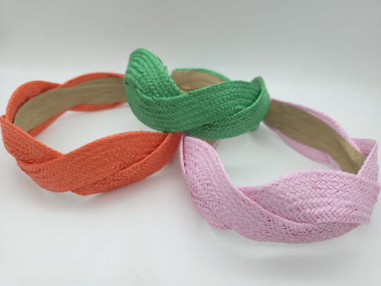 Bast Haarreifen geflochten